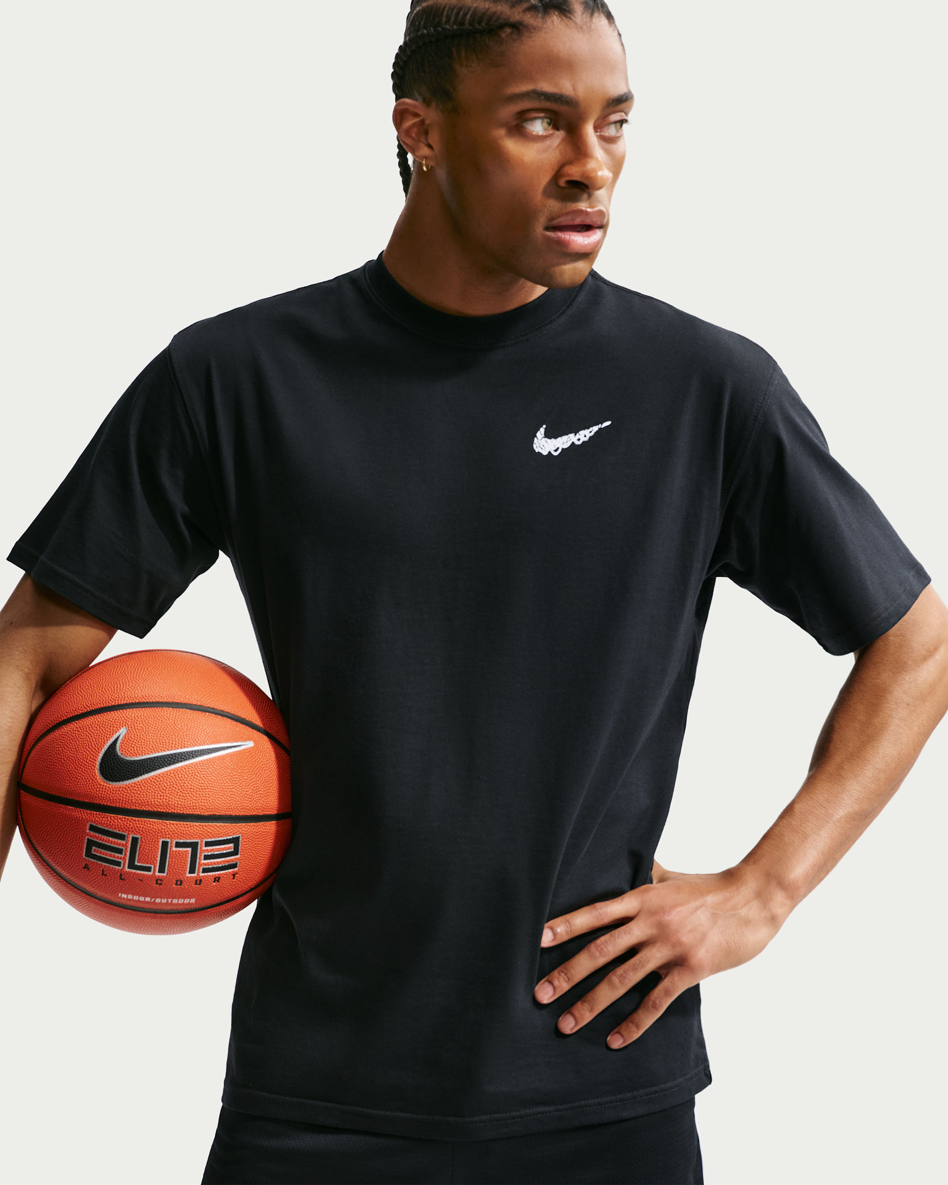 NIKE NOSHIRO BASKETBALL Tシャツ ブラック Nike Men's Basketball T-Shirt. Nike IL